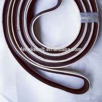 White Rubber Coated Banded Belts