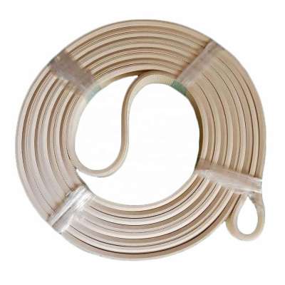 Wood Edge Bander Using White Rubber Coating Banded Belt